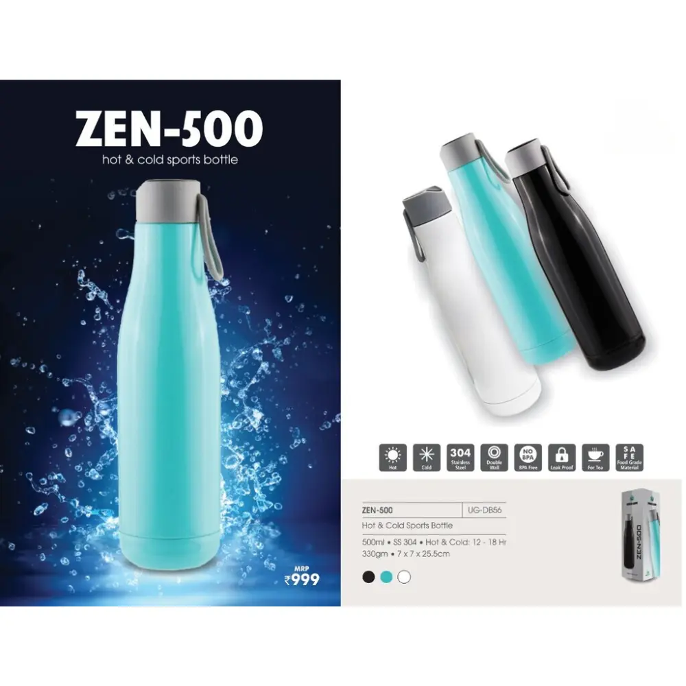 4fee75167b442f5ec08b528b599a3535.webp ZEN - Hot & Cold Sports Bottle - 500 ml - Image 1