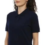 COTTSBERRY - ELEGANT WOMEN - COLLAR TEE COTTON BIO WASH - GSM 240