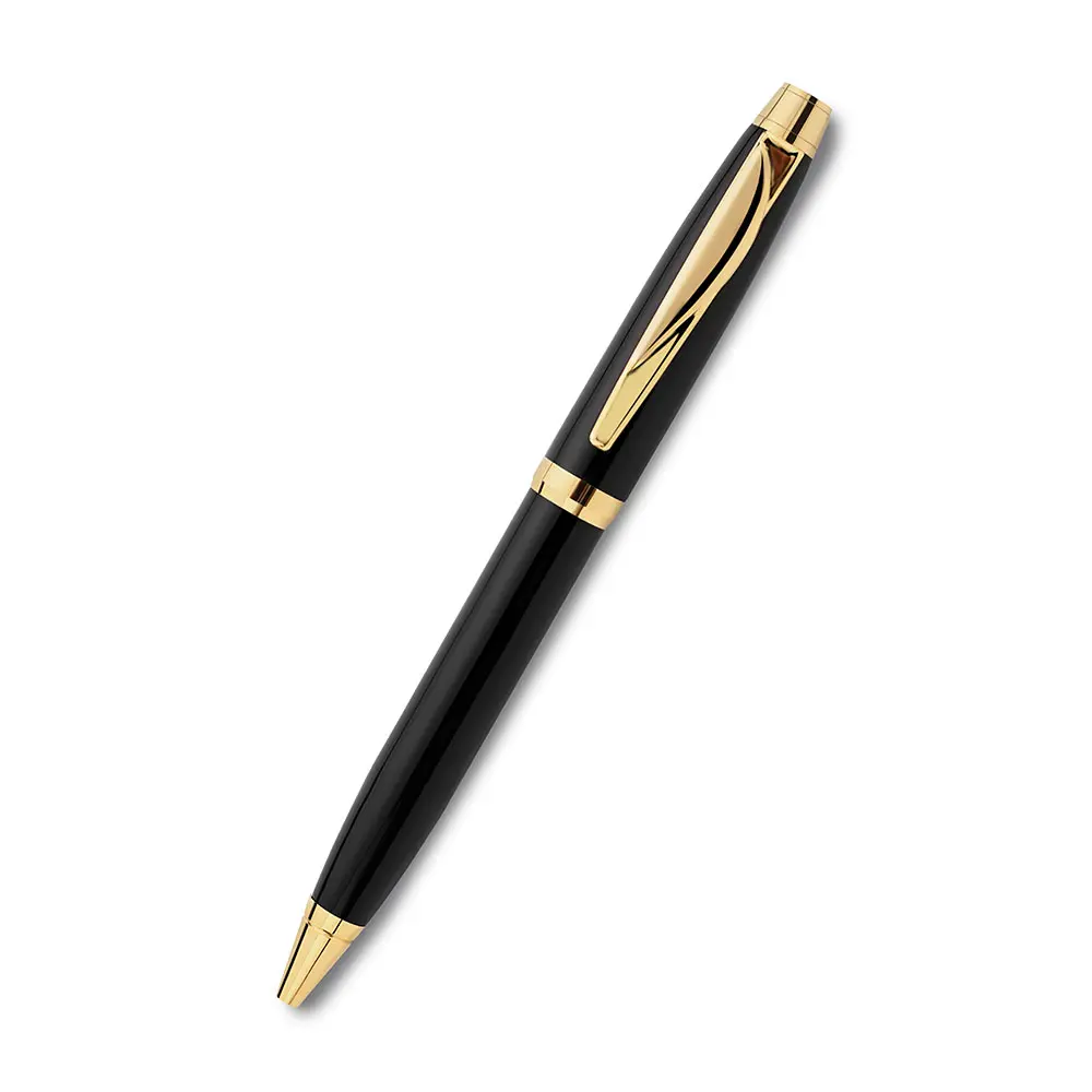 5380f50189300303db3af2bd802c6dd4.webp FTJ - MP 08 - Creta Gold Metal Pen - Image 1