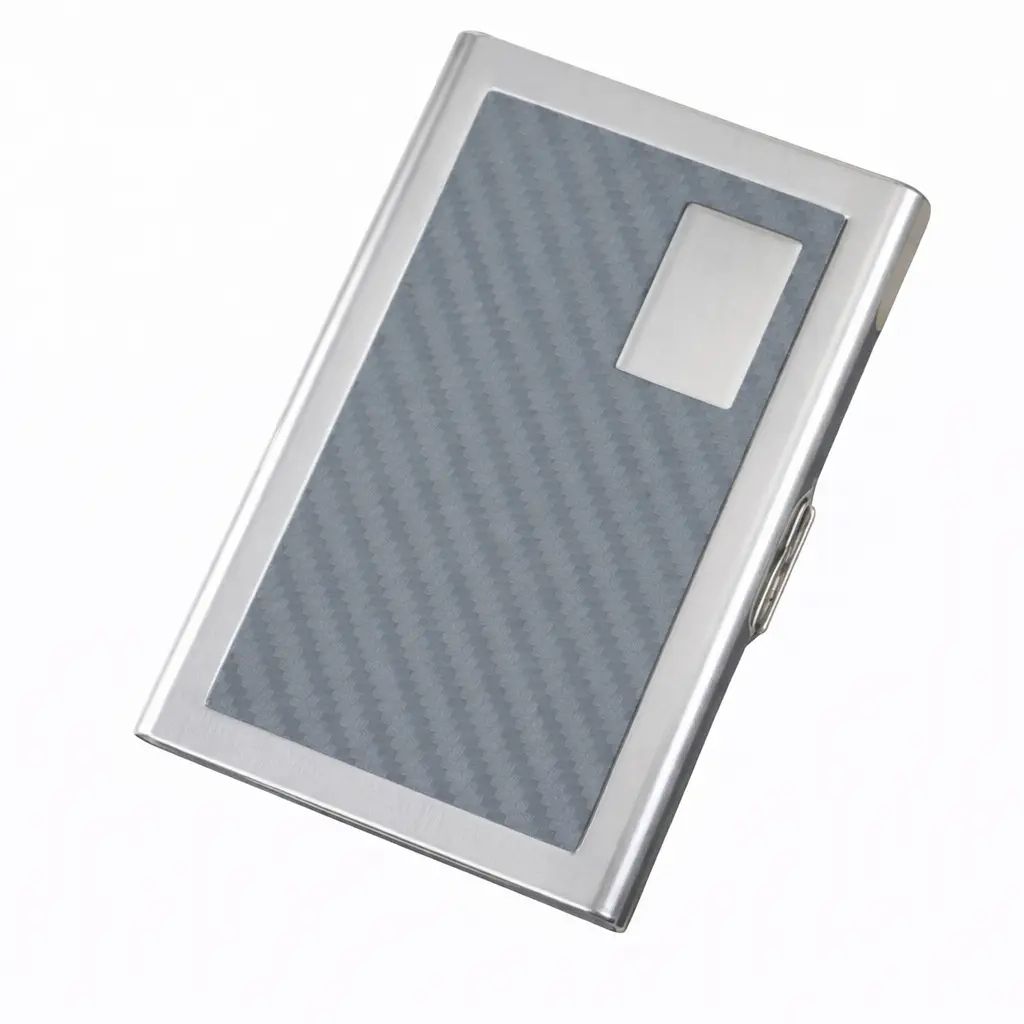 5cd0ec055e9047825bd7e7b6177e6dbd.webp Modern Textured Metal Card Holder - Image 1