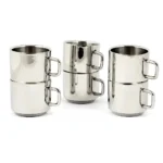 Coconut - Trump 2 Square Steel Mug - Set of 6