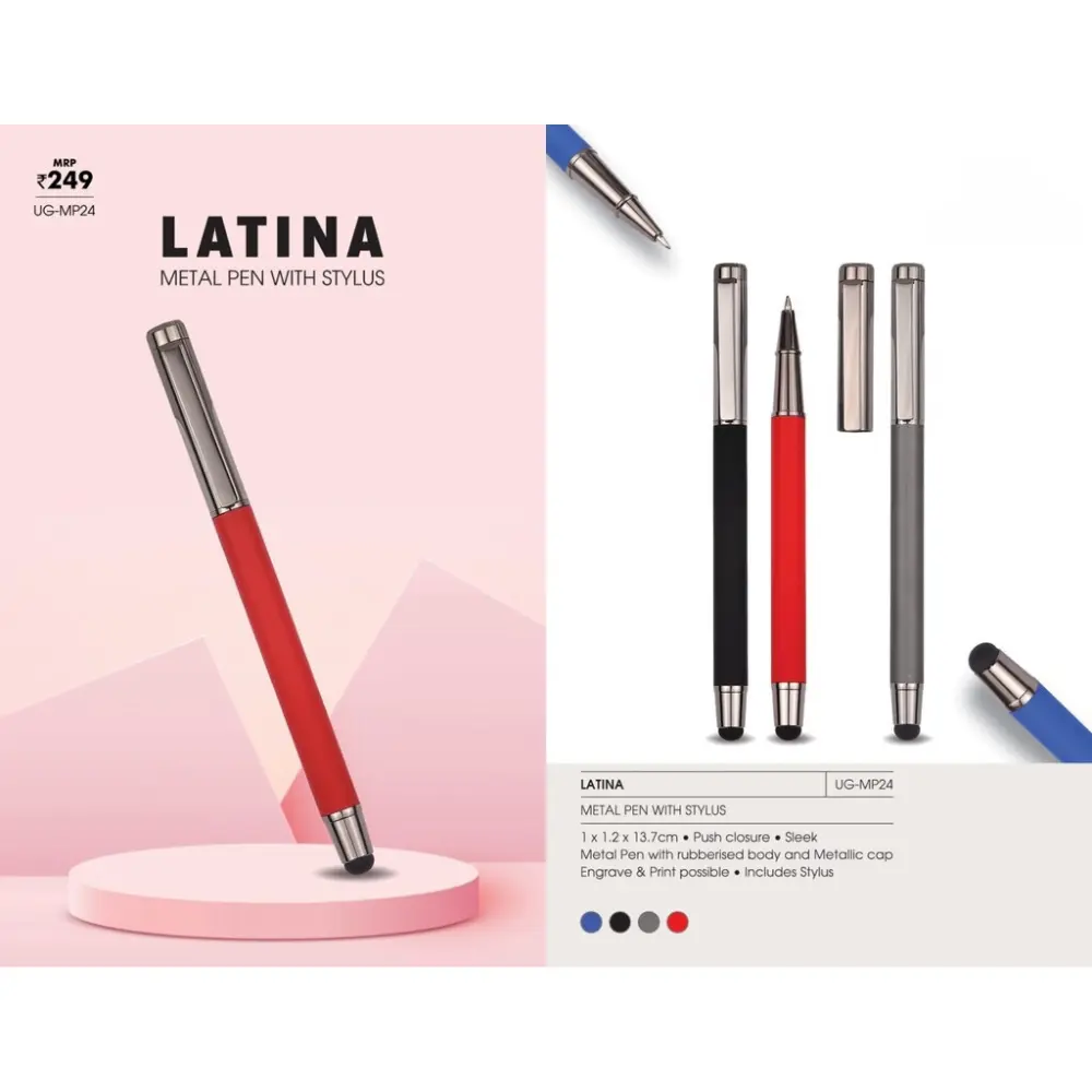 5f64f9c923cd9ddaceeb2ba41f89f239.webp LATINA - METAL PEN WITH STYLUS - Image 1