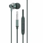Ambrane Stringz 47 Wired Earphones with High Bass Audio Quality, In-Line Mic and Single Button & Volume Slider Controller (Green)