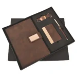 FTJ - Sr 163 - Hexa Rosegold 4 in 1 Pen, Diary, Cardholder & Keychain