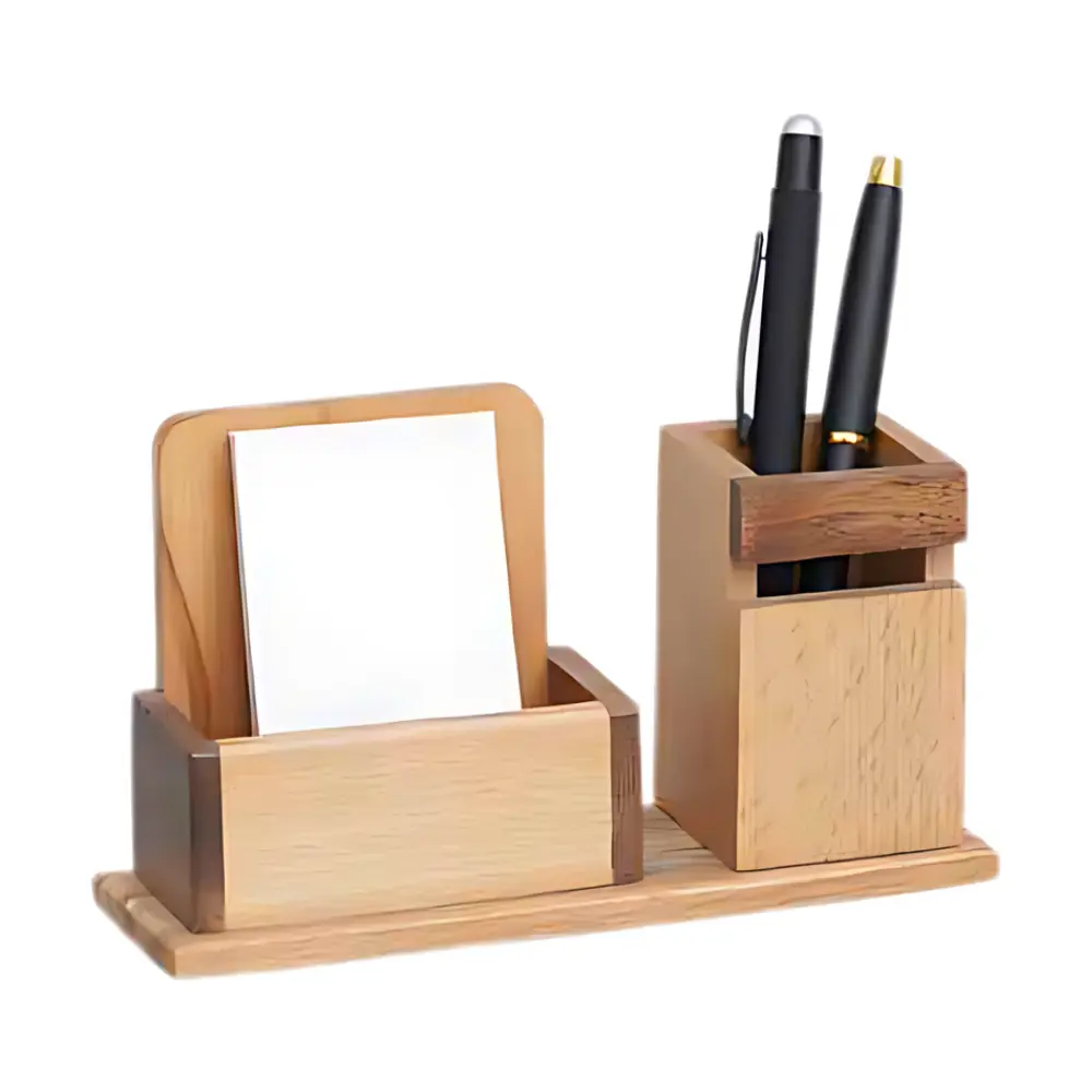 62a3c6cd46bf594acdcc06d5b2d648f2.webp Wooden Pen Stand - MG - 998 - Image 1