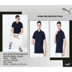 PUMA - ESS ARCHIVE POLO T-SHIRT - PEACOAT - MRP-1899