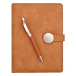 Brown Notebook & Pen Gift Set – Elegant Onboarding Corporate Gift