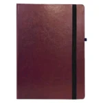 ELASTIC BROWN NOTEBOOK