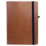ELASTIC TAN NOTEBOOK
