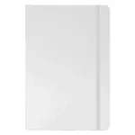 ELASTIC WHITE NOTEBOOK