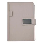 GREY JUTE NOTEBOOK
