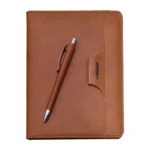BROWN LOOP DIARY WITH PEN