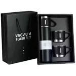 BLACK BOTTLE VACUUM FLASK SET - BOT 10