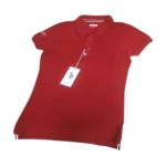 US POLO ASSN T-SHIRT - RED COLOUR - WOMEN-MRP-1599