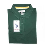 US POLO ASSN T-SHIRT -BOTTLE GREEN COLOUR - Women-MRP 1599