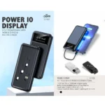 4-IN-1 Power Bank With Mobile Stand & Built-IN Cables - POWER 10 DISPLAY