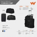 Wildcraft Corvus Corp Duffle Trolley- 12942