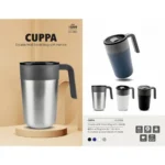 CUPPA - Double Wall Travel Mug With Handle