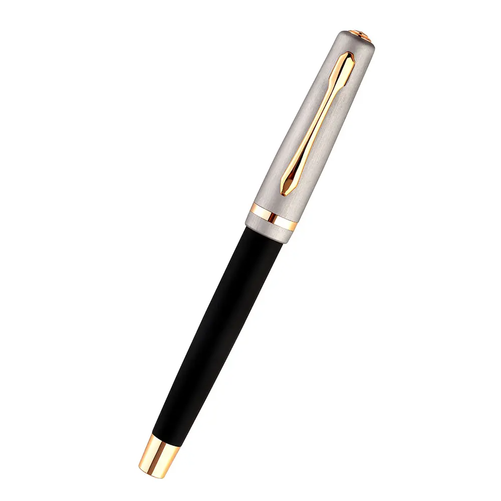 6f94cabf582e5dd4e07c2e4eb75406d7.webp FTJ - MP 62 - Nexon Silver Gold Metal Pen - Image 1