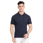 Caslay - Sustainable Polo T-shirt - Navy Blue-MRP-1899
