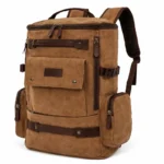 The Voyager Canvas Laptop Backpack – Sustainable Travel Bag