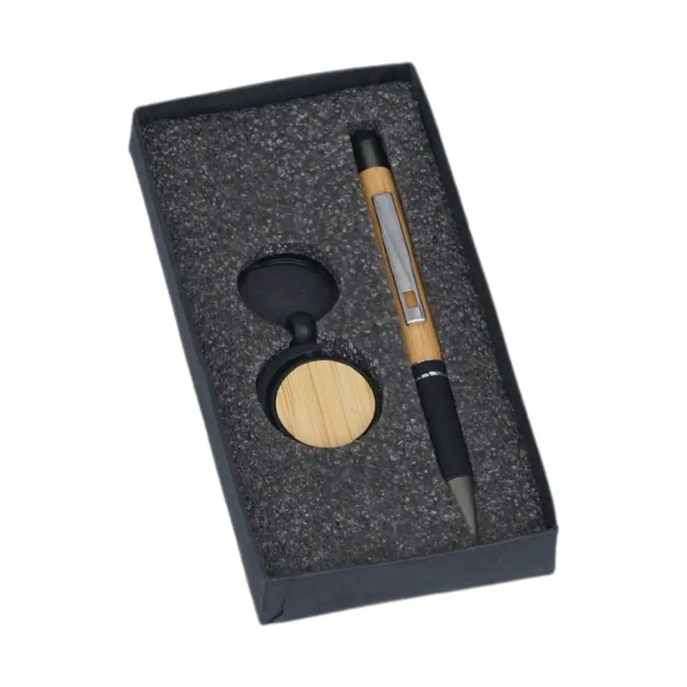 751d272897856ed25917019d18236abb.webp Bamboo Keychain & Pen set - 718 - Image 1