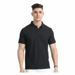 SKECHERS - BLACK POLO T SHIRT T - SHIRT - 100% POLYESTER-MRP-1999