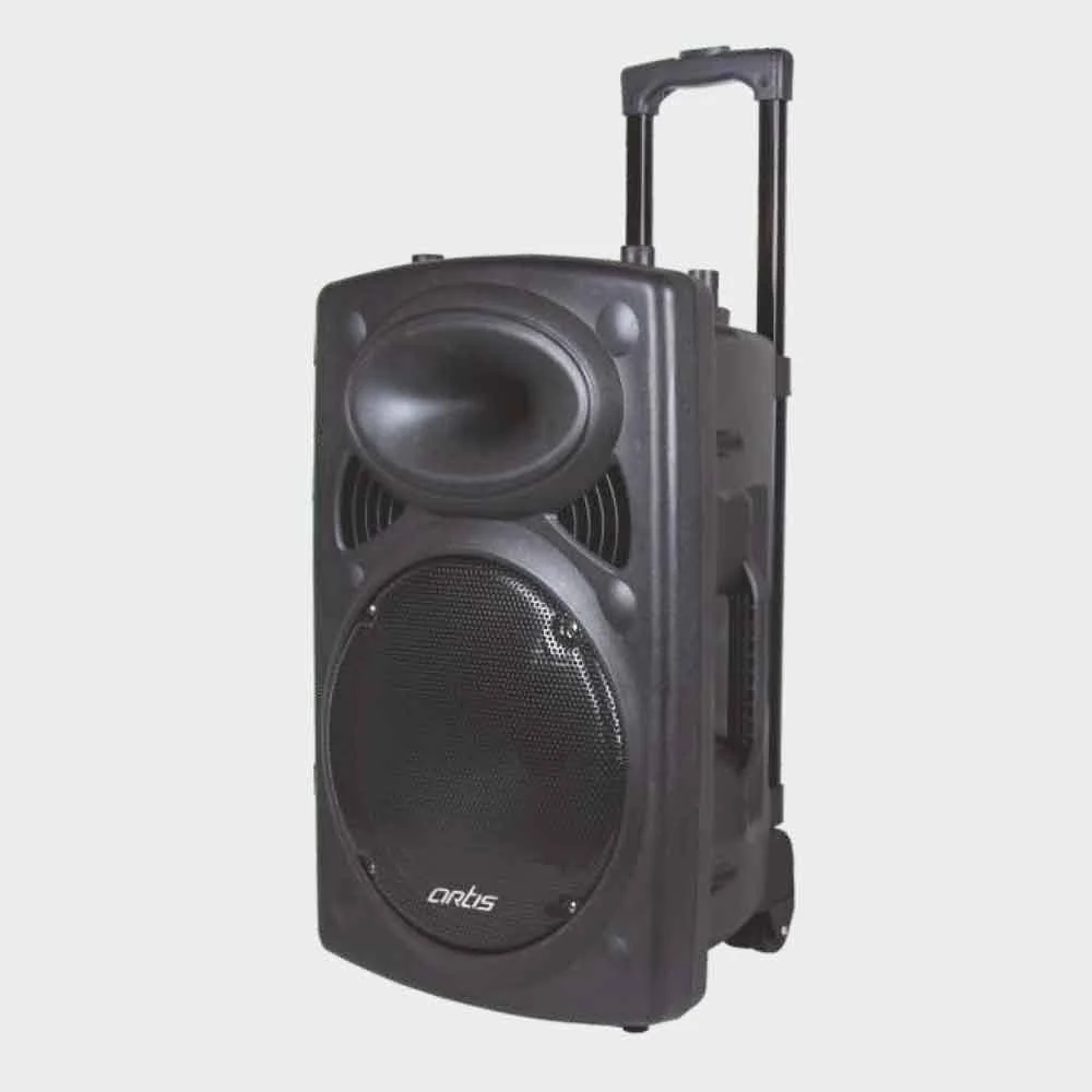 795a985d74b71ed0cc6f88b65a93e306.webp Artis Wireless BT Trolley Speaker - Image 1