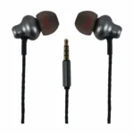 SWISS MILITARY-TPE WIRED EARPHONE WITH INLINE MIC GREY