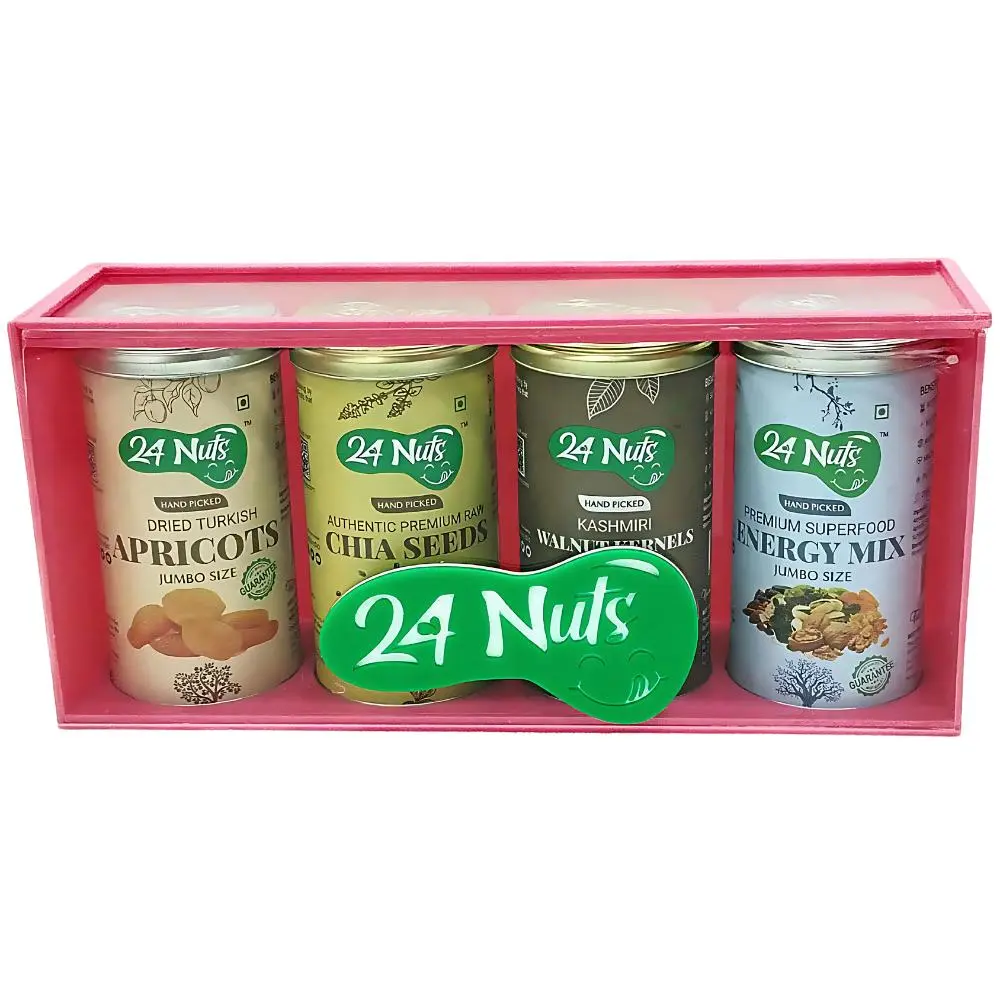 7aa492cdeefb307f270486ee07f83a46.webp 24 Nuts - Walnut & Superfood Collection Quartet A0008 Box - Image 1