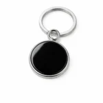 Round Metal Keychain