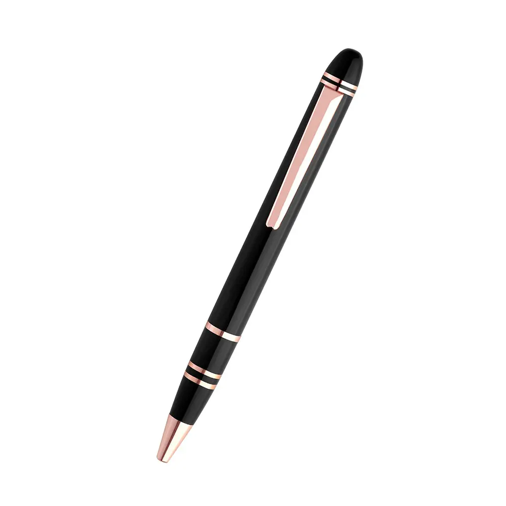 830f40bfbef6d69abb4e32fef323005f.webp FTJ - MP 50 - Rosegold Ring Metal Pen - Image 1
