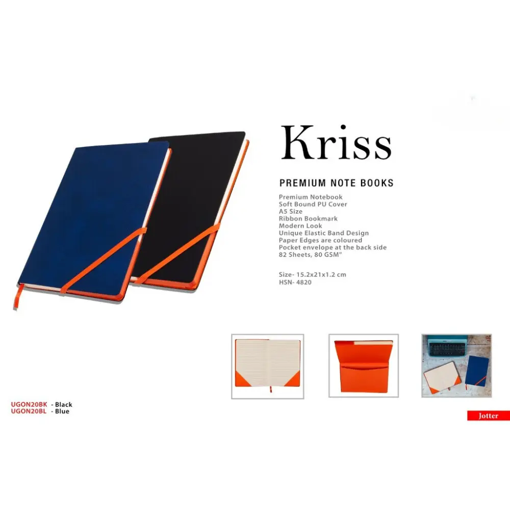 83a22e373b4a2b32007683b9fcd39665.webp KRISS Premium Note Books - Image 1