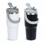 Thanos Insulated Travel Mug – 750ml Dual Sipper Tumbler with Handle