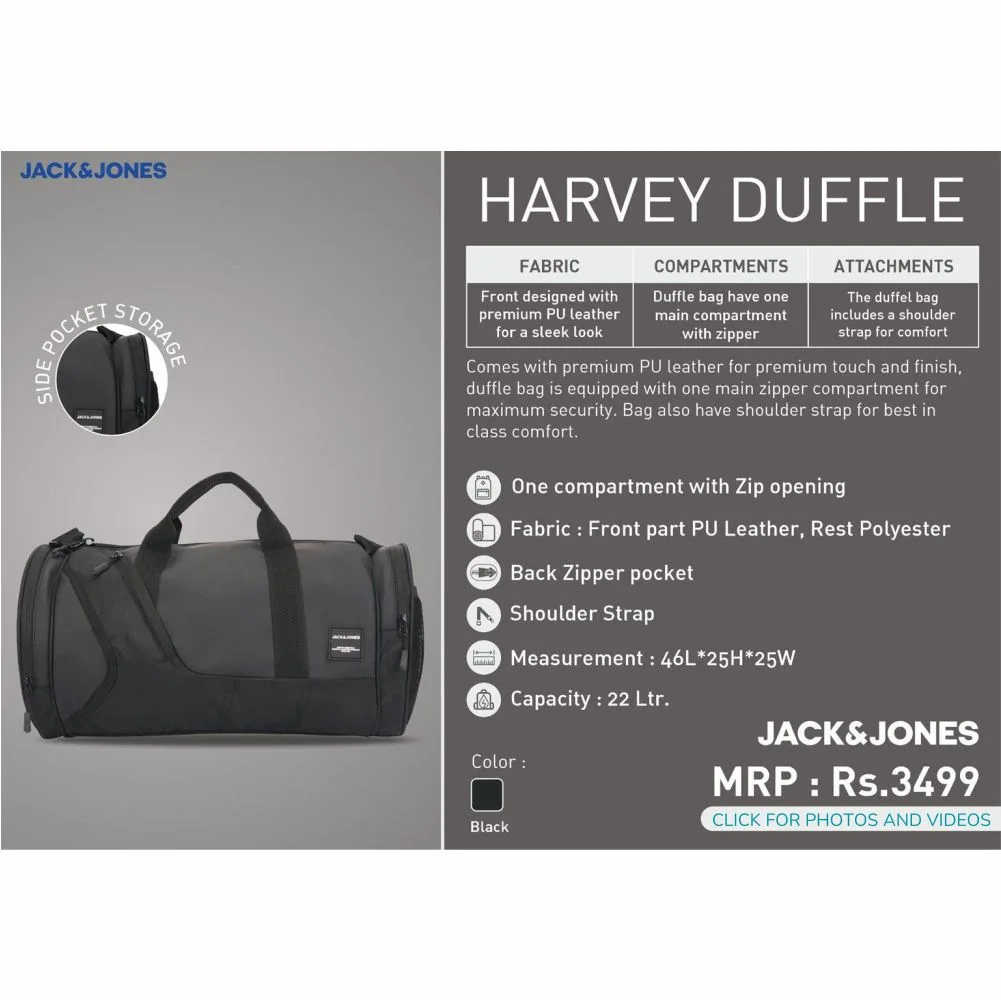 8667091856e87d8863c98da718d29142.webp Jack & Jones JJ Harvey DUFFLE MRP-3499 - Image 1