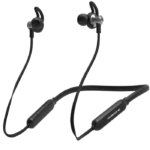 Ambrane ANB-83 Pro Wireless Bluetooth Earphones with Hi-fi Stereo Sound, Magnetic Clasps and Lightweight Design (Black)