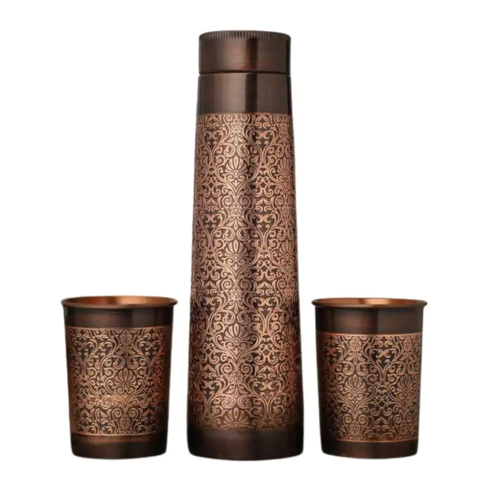 89eb97b8e9bfbc67b361dcd8994e4f2b.webp Ancient - Copper Bottle Set of 3(AICB01) - Image 1