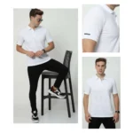 Vanheusen Polo T-shirt - White-MRP-1299