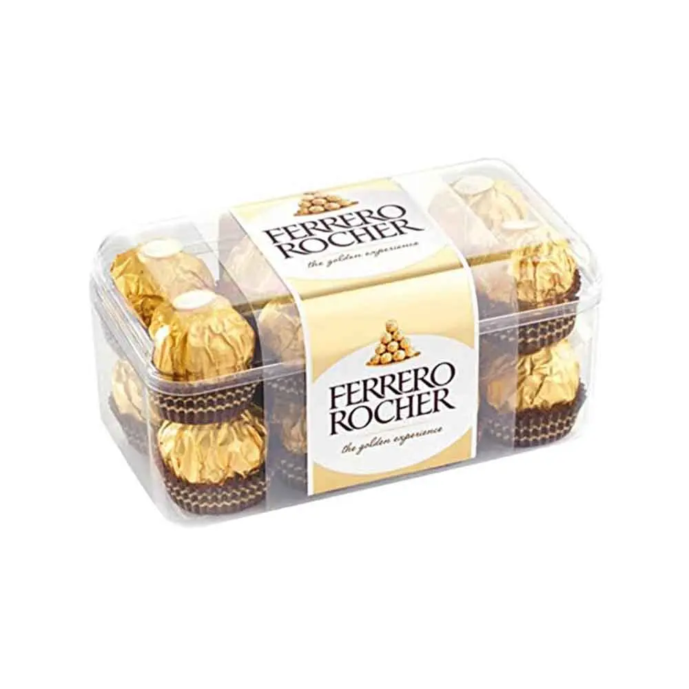 96e25c5ceb83060da2ebed0e6ad3121a.webp Ferrero Rocher Chocolate Iconic Pack of 16 Pralines - Image 1