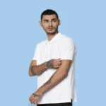 JACK & JONES JACQUARD - SOLID POLO - WHITE COLOUR-MRP-2299