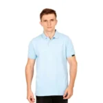 RARE RABBIT POLO TEE SMALL COLLAR - LIGHT BLUE COLOUR - MAN-MRP-1699