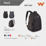 Wildcraft Pace Backpack- 11540 MRP 2049