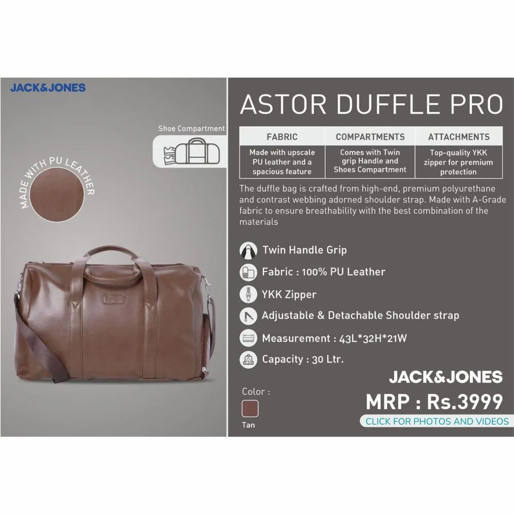 a3e30c8a788031fbd6d029275f601925.webp Jack & Jones JJ ASTOR DUFFLE PRO MRP -3999 - Image 1