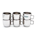 Coconut - Trump 1 Apple Steel Mug - Set of 6