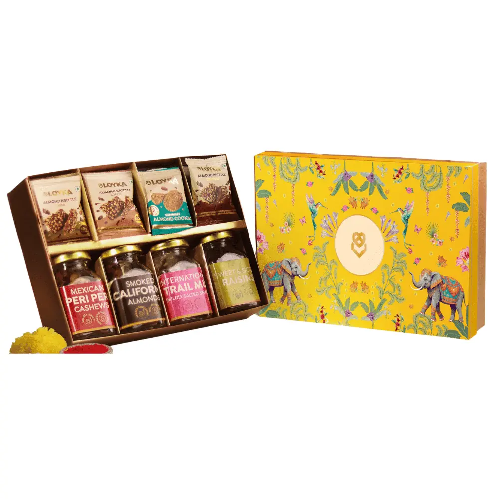 a6bad5b719b021b2bf8bdc92c1b19f74.webp LOYKA - Tropical Diwali Treat Gift Box Of Dry Fruits for Employees - Image 1