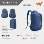 Wildcraft Trident 1.0 Backpack- 12157 MRP 2899