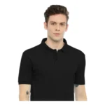 COTTSBERRY - JUPITOR - Collar Tee Poly Cotton - GSM 240 - Black