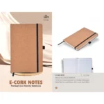 E - CORK NOTES Premium Eco - Friendly Notebook