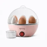 Lifelong Electric Egg Boiler for 7 Eggs – Automatic Egg Cooker with 3 Boiling Modes