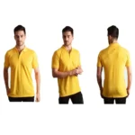 UCB POLO T-SHIRT- POLYSTER COTTON-YELLOW-MRP-1499